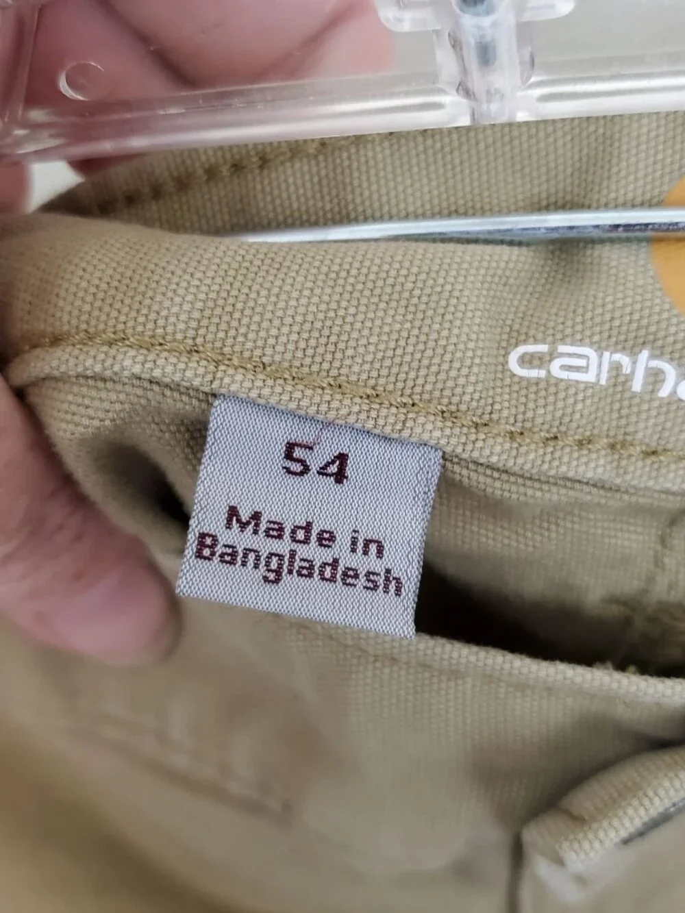 Carhartt khaki relaxed fit cargo work shorts